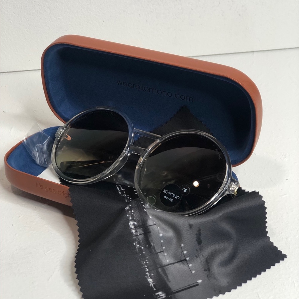 KOMONO Coco Clear/Tortoise Sunglasses (NEW… - Picture 9 of 10